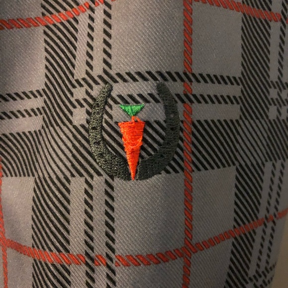 Kerrits rain/trail oversized gray plaid jacket. - Picture 6 of 10